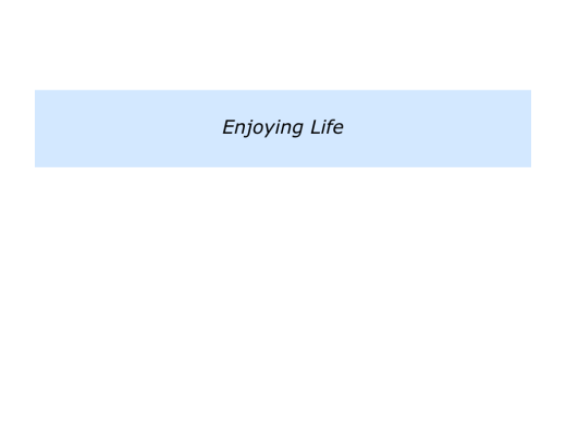 Slides Enjoying Life rather than Enduring Life.004