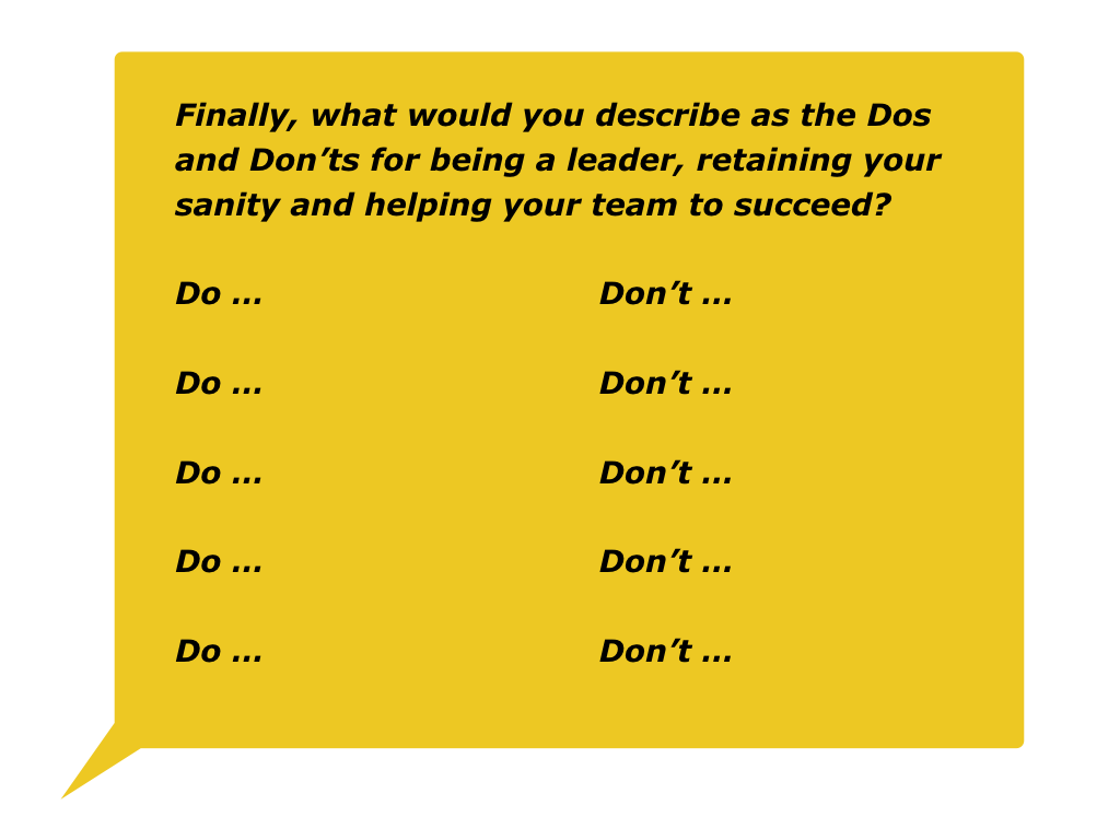 describe a leader