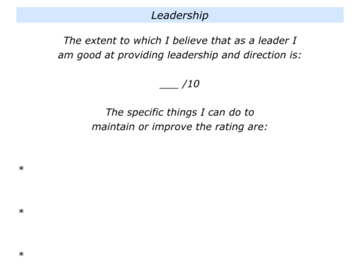 describe a leader