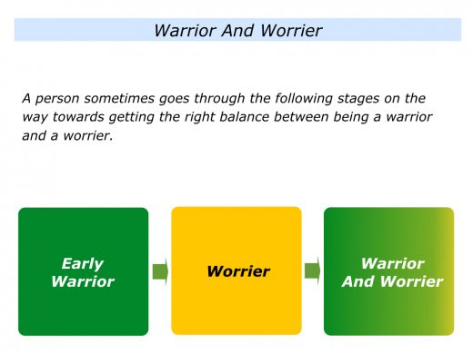 Being A Warrior, Not A Worrier — The Constant Battle