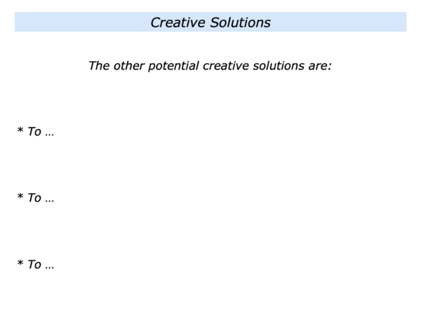 3c problem solving example