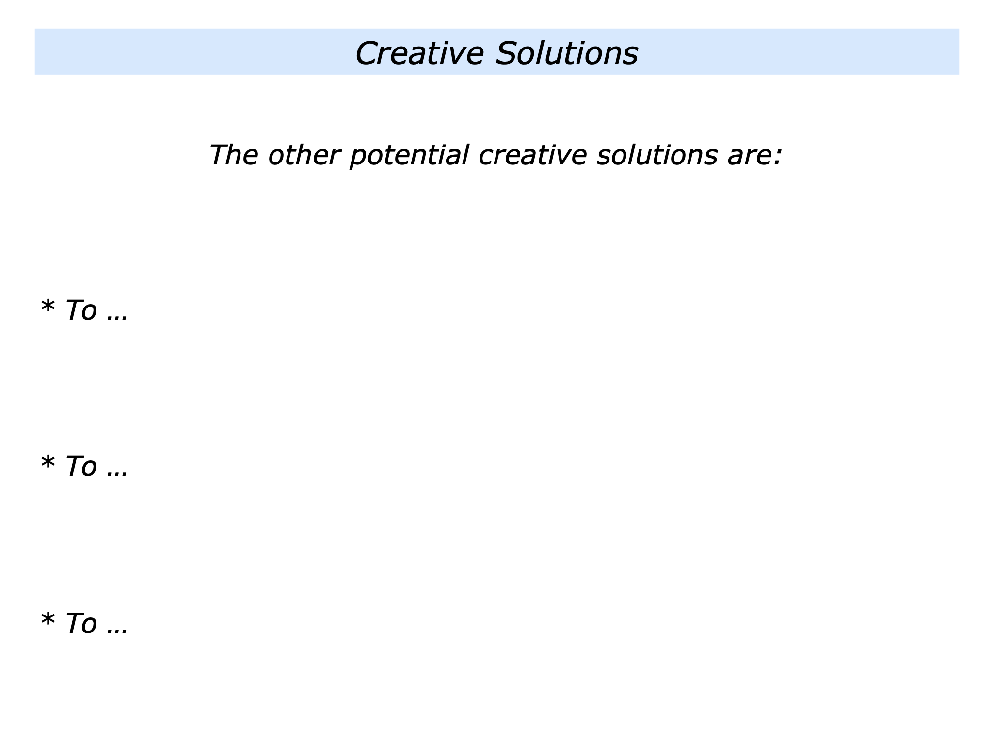 The Three C Approach To Creative Problem Solving - The Positive Encourager