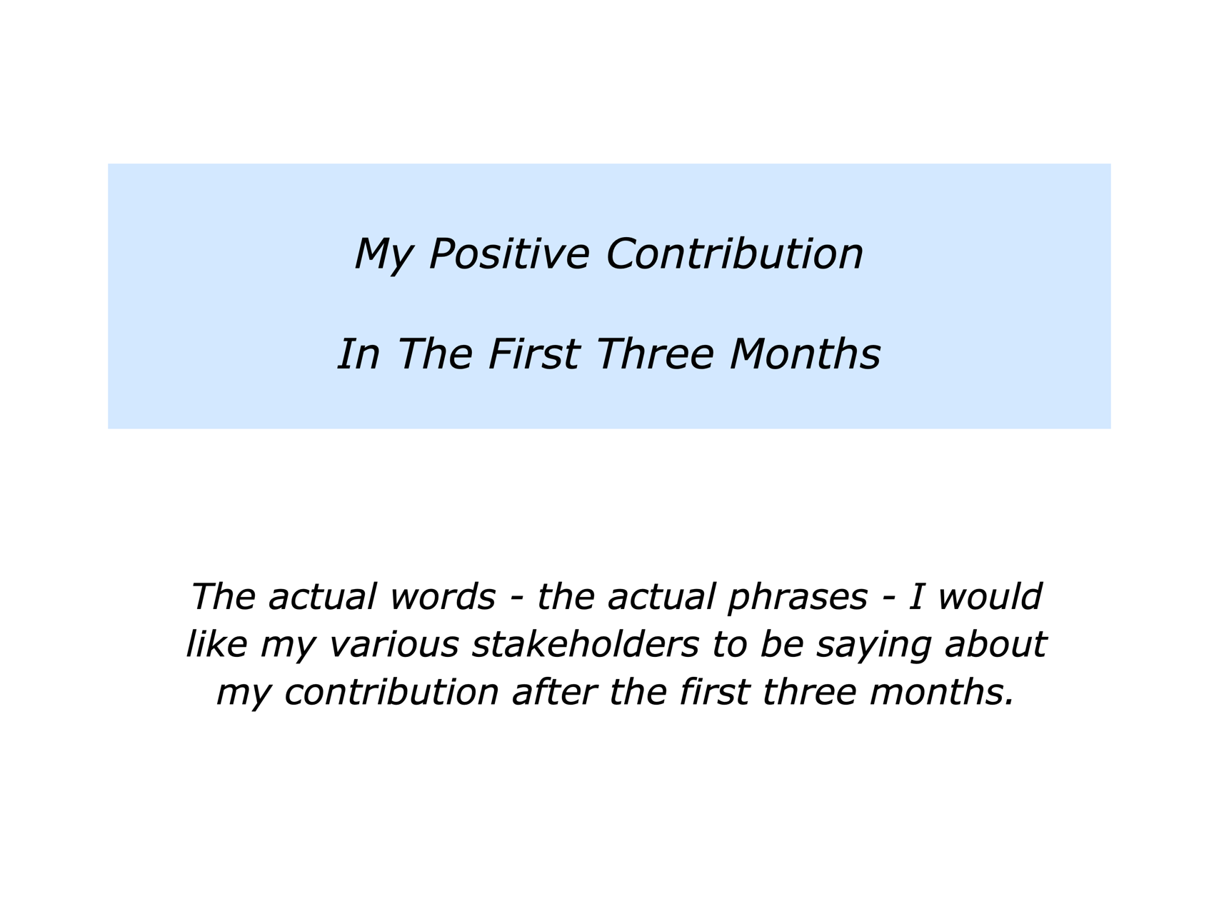 The Helping A New Hire To Make A Positive Contribution To An ...